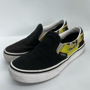 Kids Slip-on Slime Flame Vans